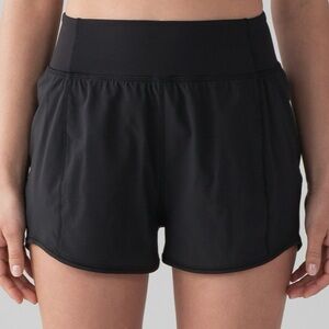 Lululemon Lean In High Rise Black Shorts
